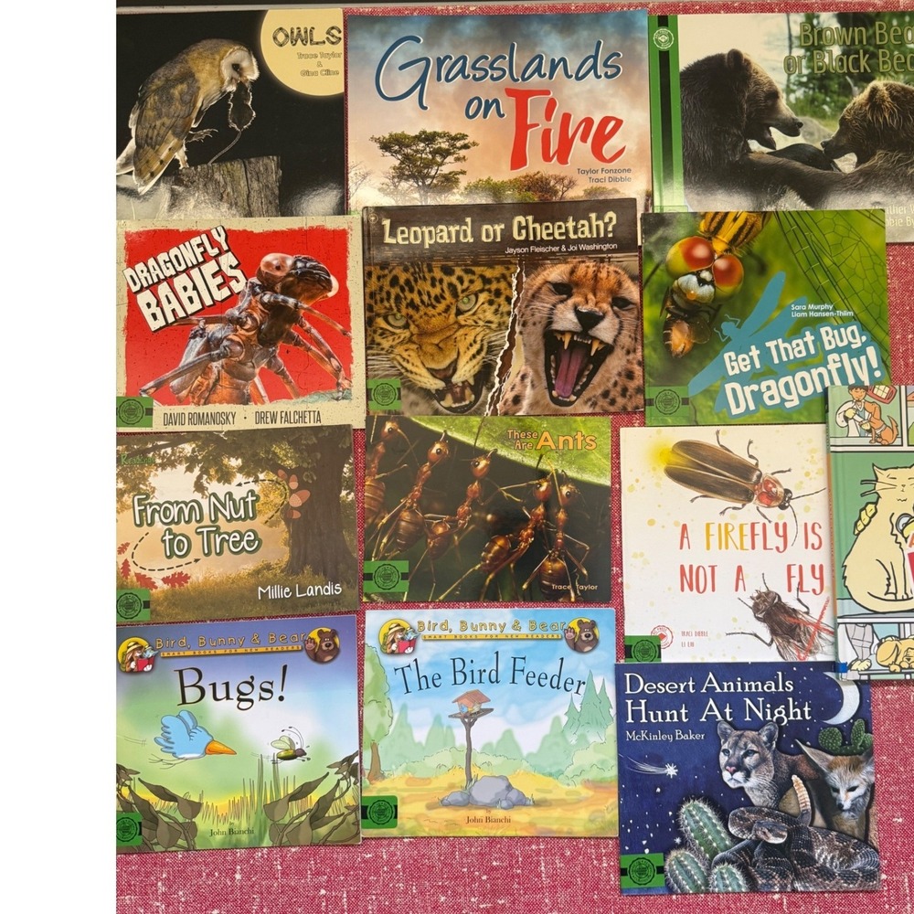 ARC American Reading Company Kids Book Lot 13 Nature Animal Leveled Readers